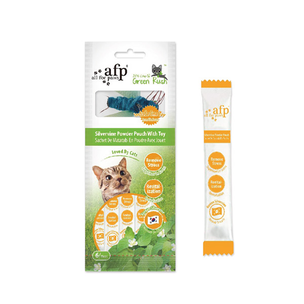 [680-2432] Afp Green Rush Kedi için Oyuncaklı Silvervine Tozu