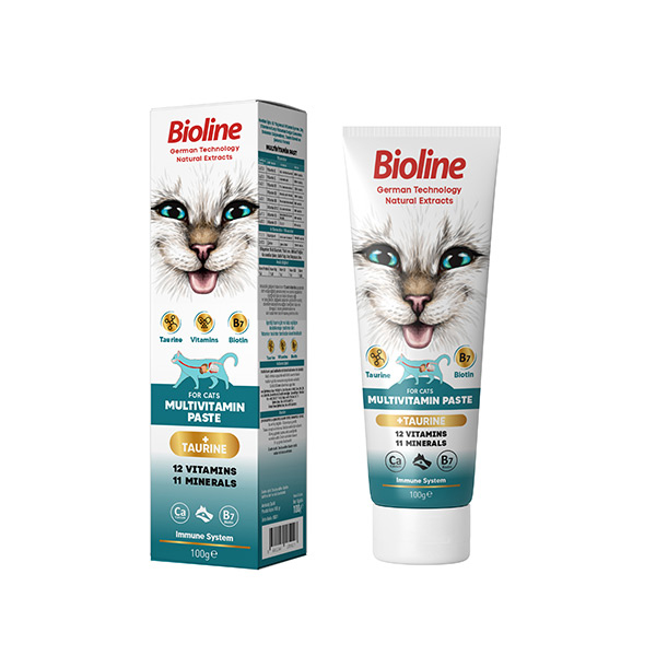 [681-8501] Bioline Multivitamin Paste Cat Kedi Vitamin Macunu