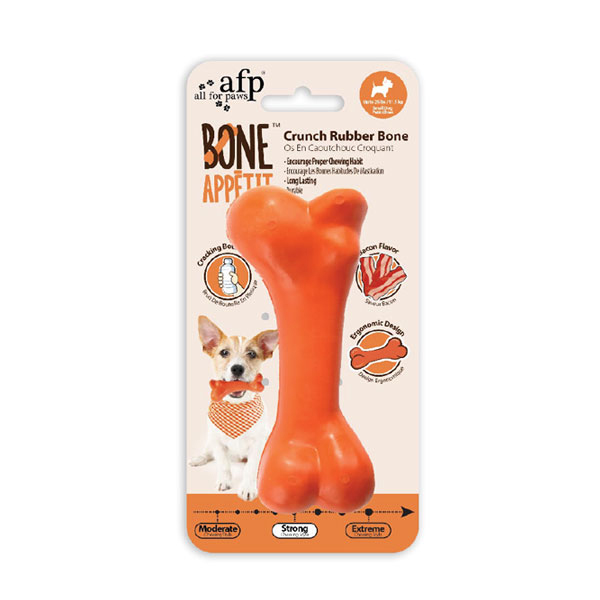 [680-3685] Afp Bone Appetit Sesli Lastik Kemik Köpek Oyuncağı (Small)