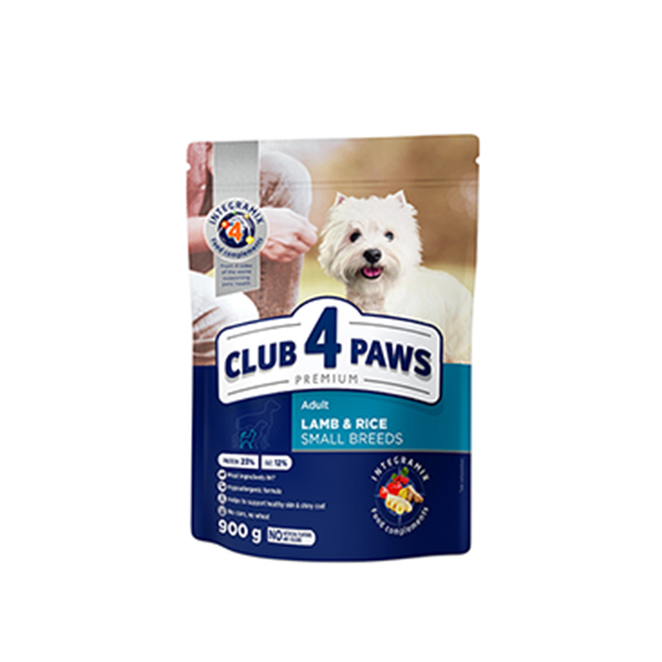[457-D0961] Club4Paws Premium Small Breed Kuzulu Küçük Irk Yetişkin Köpek Maması (900 Gr)