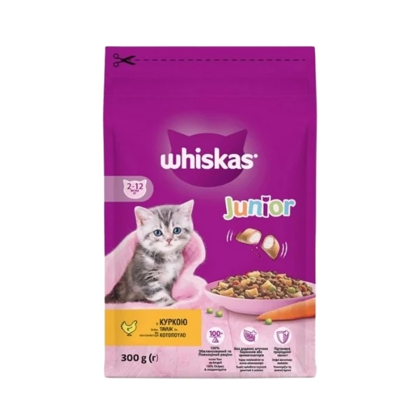 [449386] Whiskas Junior Tavuklu Yavru Kedi Maması (300 Gr)