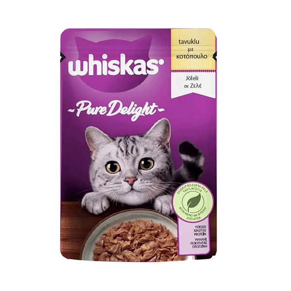 [450199] Whiskas Pouch Tavuklu Yetişkin Konserve Kedi Maması (1 Adet)