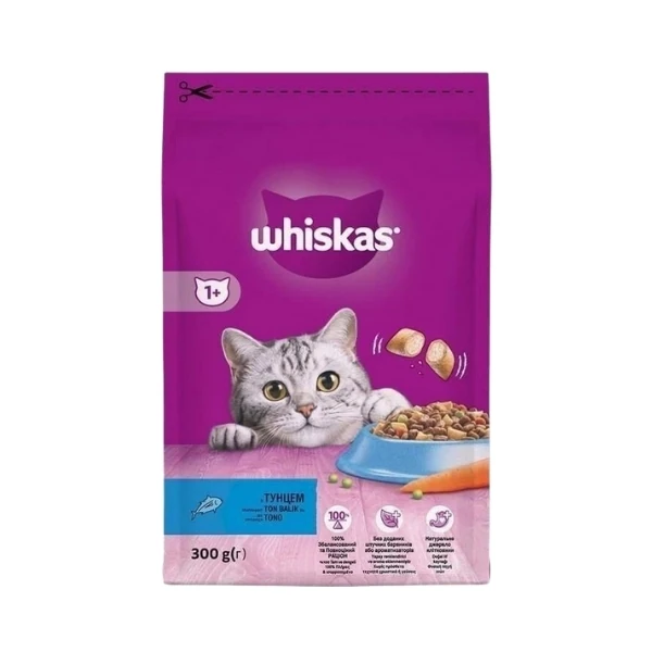[449387] Whiskas Ton Balıklı ve Sebzeli Yetişkin Kedi Maması (300 Gr)
