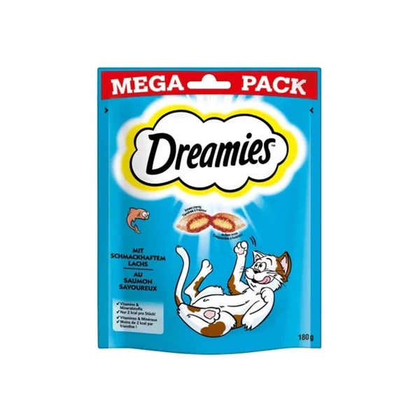 [328015] Dreamies Mega Pack İç Dolgulu Somonlu Kedi Ödül Bisküvisi (1 Adet)