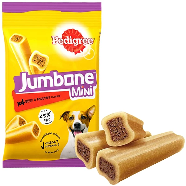 [409122] Pedigree Jumbone Mini Beef Köpek Ödül Maması (1 Adet)