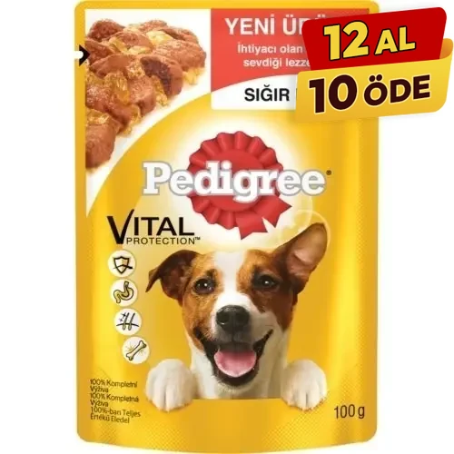 Pedigree Sığır Etli Konserve Yetişkin Köpek Maması
