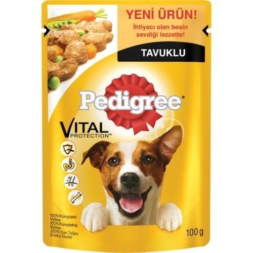 [167238] Pedigree Tavuklu Konserve Yetişkin Köpek Maması (1 Adet)