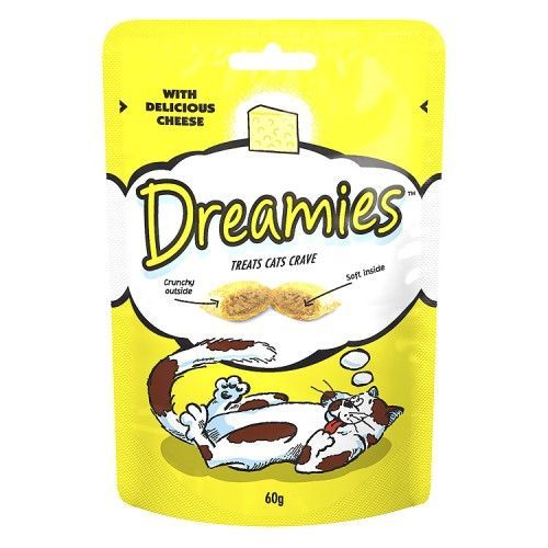 [329227] Dreamies İçi Dolgulu Peynirli Kıtır Kedi Ödül Maması (1 Adet)