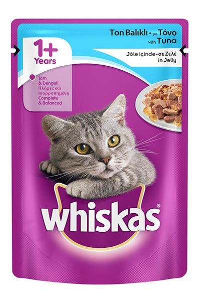 [321097] Whiskas Pouch Ton Balıklı Konserve Kedi Maması (1 Adet)