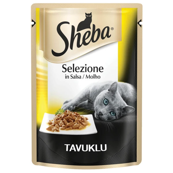 [195659] Sheba Select Slices Soslu Tavuklu Yetişkin Konserve Kedi Maması (1 Adet)