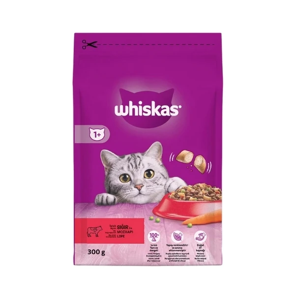 [449841] Whiskas Biftekli ve Havuçlu Yetişkin Kedi Maması (300 Gr)
