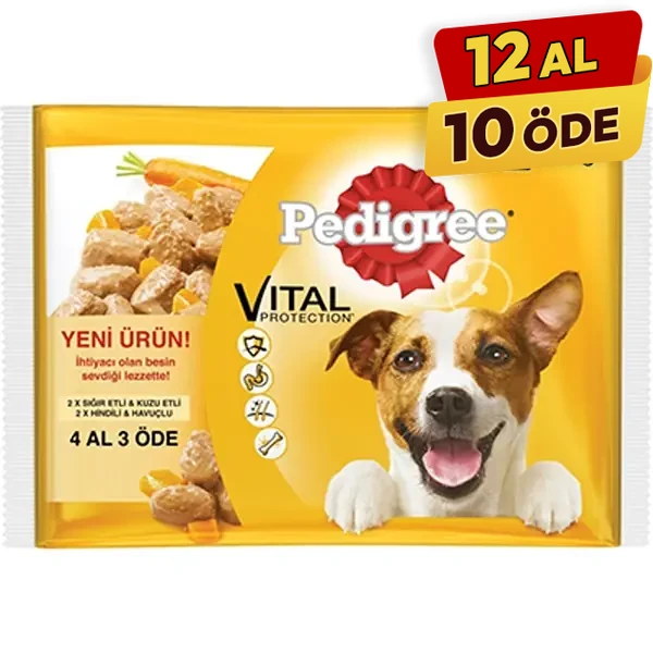 [437425] Pedigree Multipack Karışık Köpek Konserve Maması (1 Adet)