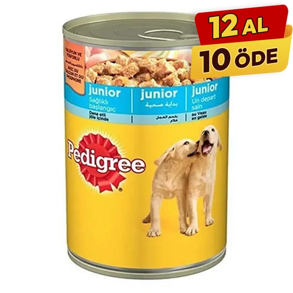 [410662] Pedigree Junior Tavuklu Yavru Konserve Köpek Maması (1 Adet)
