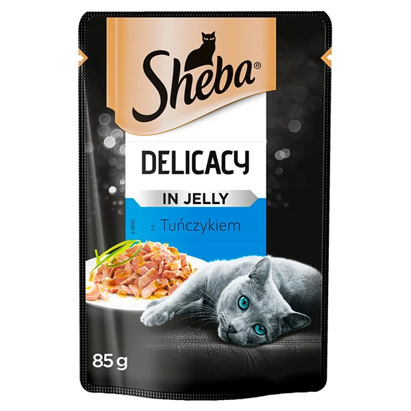 [410044] Sheba Pouch Jöle İçinde Ton Balıklı Yetişkin Kedi Konservesi (1 Adet)