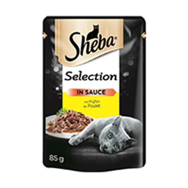 [410042] Sheba Gravy Sos İçinde Tavuklu Yetişkin Konserve Kedi Maması (1 Adet)