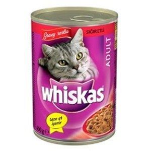 [450178] Whiskas Biftekli Yetişkin Konserve Kedi Maması (1 Adet)
