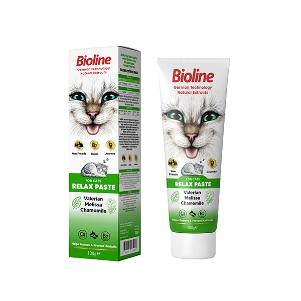 [681-8508] Bioline Relax Paste Kediler için Sakinleştirici Macun