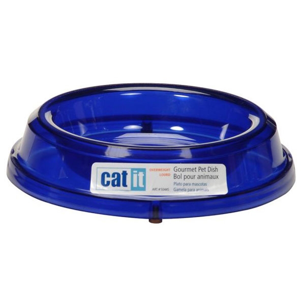 [700-50445] Hagen Catit Plastik Kedi Mama Kabı Mavi