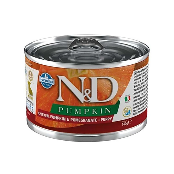[PND140029] N&D Pumpkin Tavuklu ve Narlı Mini Irk Yavru Konserve Yaş Köpek Maması (1 Adet)