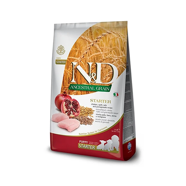 [PND0250076] N&D Düşük Tahıllı Puppy Starter Tavuklu Anne ve Yavru Köpek Maması