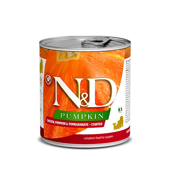 [8606014105742] N&D Pumpkin Tavuklu Starter Yavru Konserve Köpek Maması (1 Adet)