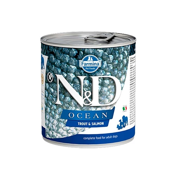 [PND285005] N&D Ocean Alabalık ve Somonlu Konserve Yaş Köpek Maması (1 Adet)