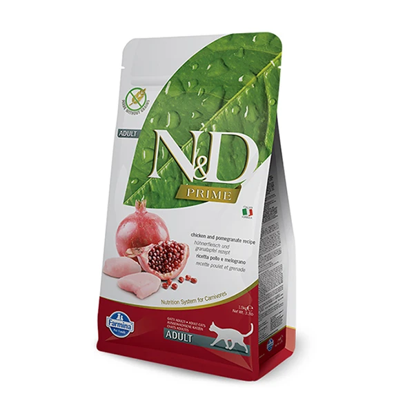 [PND0500015] N&D Prime Tavuk ve Narlı Yetişkin Kedi Maması (5 Kg)