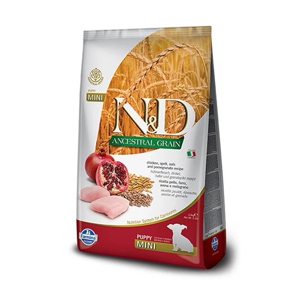 [PND0250077] N&D Düşük Tahıllı Tavuklu Küçük Irk Yavru Köpek Maması (2.5 Kg)