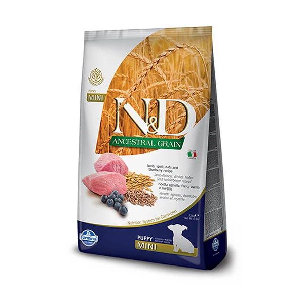 [PND0250079] N&D Düşük Tahıllı Kuzu Etli Küçük Irk Yavru Köpek Maması (2.5 Kg)
