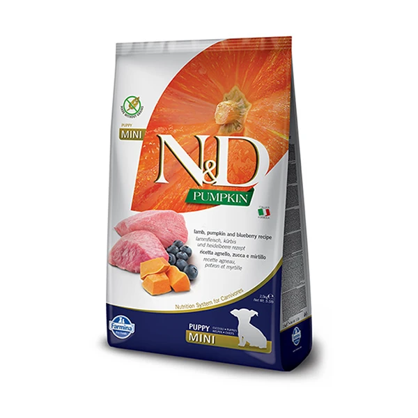 [PND025850S] N&D Pumpkin Balkabaklı Kuzu Etli Küçük Irk Yavru Köpek Maması (2.5 Kg)