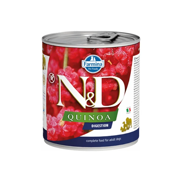 [PND140017] N&D Quinoa Digestion Kuzu Etli Konserve Yaş Köpek Maması (140 Gr, 1 Adet)