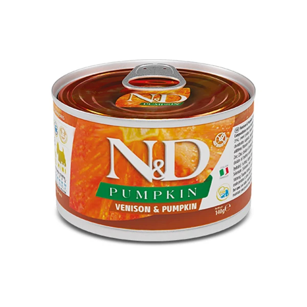 [PND140016] N&D Pumpkin Geyik ve Balkabaklı Mini Irk Konserve Yaş Köpek Maması (1 Adet)
