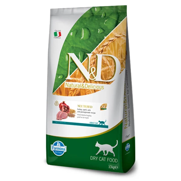 [PND1000026] N&D Düşük Tahıllı Hindili Kısırlaştırılmış Kedi Maması