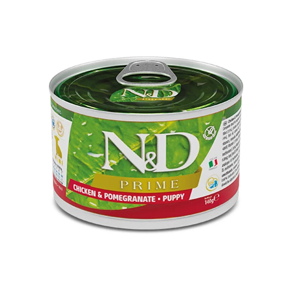 [PND140007] N&D Prime Tavuklu ve Narlı Yavru Mini Irk Konserve Yaş Köpek Maması (1 Adet)