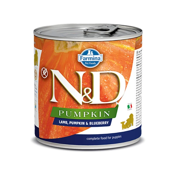 [PND285011] N&D Pumpkin Balkabaklı ve Kuzu Etli Yavru Konserve Köpek Maması (1 Adet)