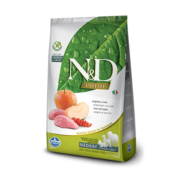 [PND0250073] N&D Prime Domuzlu Orta ve Büyük Irk Yetişkin Köpek Maması (2.5 Kg)