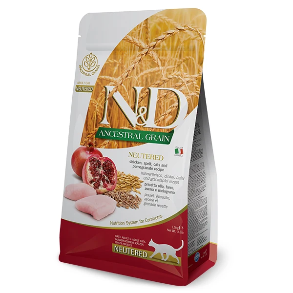 N&D Düşük Tahıllı Tavuklu Kısırlaştırılmış Kedi Maması
