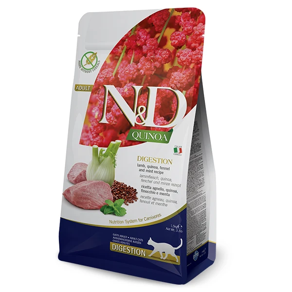 [PND0500037] N&D Quinoa Digestion Kuzu Etli Yetişkin Kedi Maması (5 Kg)