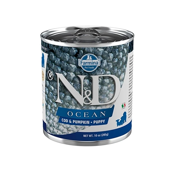 [PND285026] N&D Ocean Morina Balığı ve Balkabaklı Yavru Konserve Yaş Köpek Maması (1 Adet)