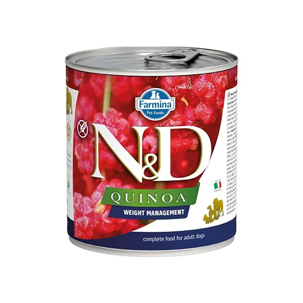 [PND285022] N&D Quinoa Weight Management Kuzu Etli Konserve Yaş Köpek Maması (1 Adet)