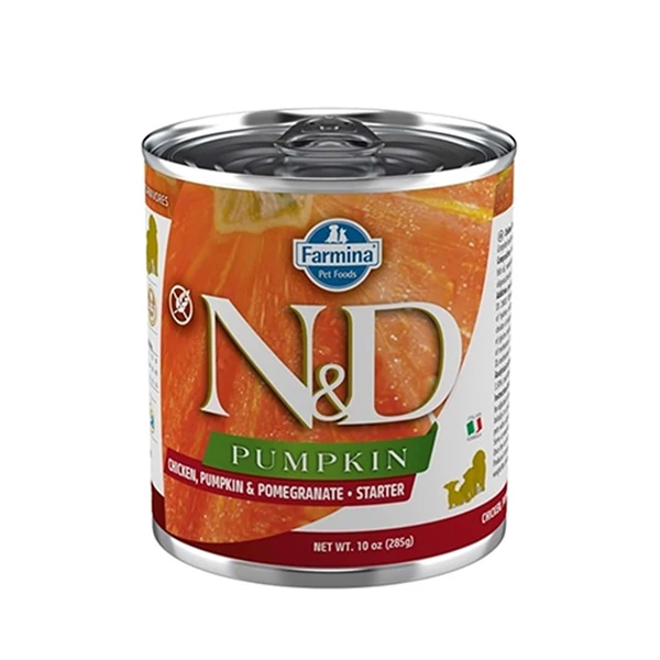 [PND285028] N&D Pumpkin Tavuklu ve Narlı Starter Yavru Konserve Yaş Köpek Maması (1 Adet)