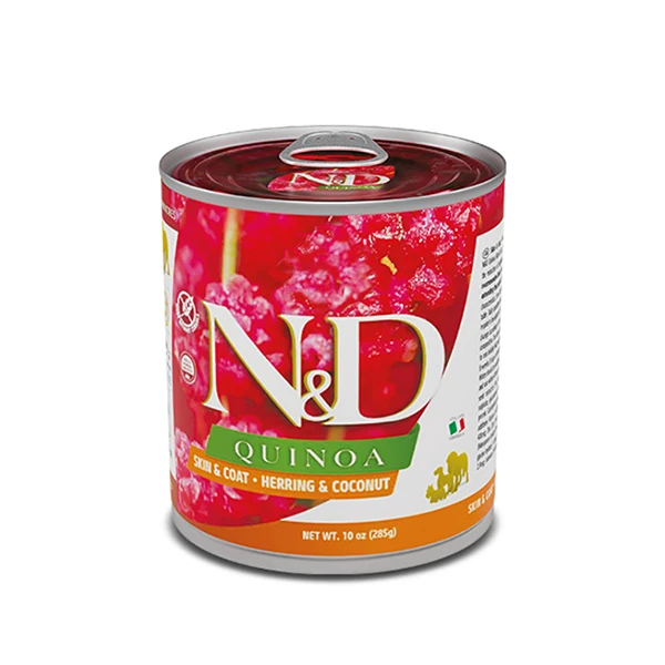 [PND285019] N&D Quinoa Ringa Balıklı ve Hindistan Cevizli Konserve Yaş Köpek Maması (1 Adet)