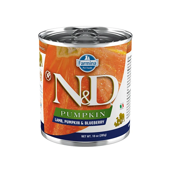 [PND285014] N&D Pumpkin Kuzu Etli ve Yaban Mersinli Konserve Yaş Köpek Maması (1 Adet)
