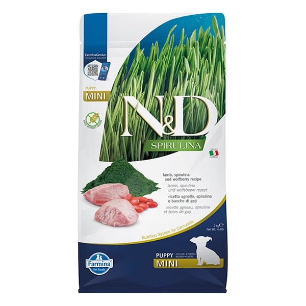 [PND0200004] N&D Spirulina Kuzu Etli Küçük Irk Yavru Köpek Maması