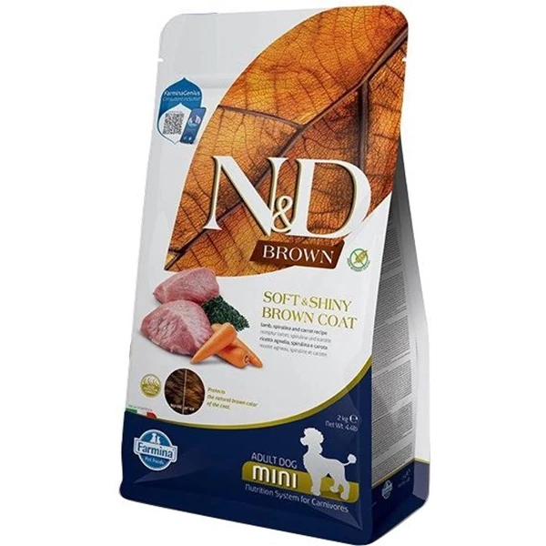 [PND0200003] N&D Brown Kuzu Havuç Patates ve Spirulina Küçük Irk Yetişkin Köpek Maması