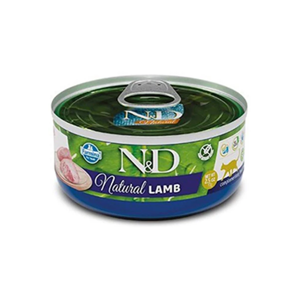[PND140066] N&D Natural Kuzu Etli Konserve Yaş Kedi Maması (1 Adet)