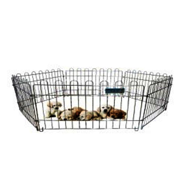 [830-LJW162S-6BHY] Qh Pet Cage Köpekler için Çit Panel 6 Parça (53x41 Cm)