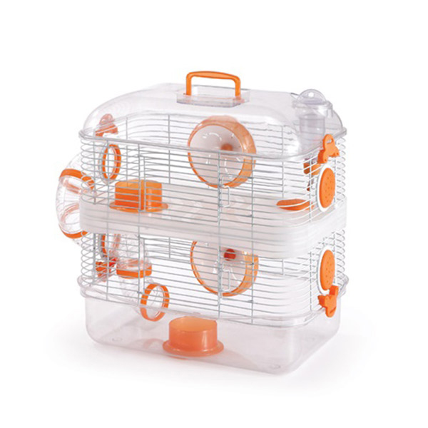 [830-40812] Qh Pet Cage Kemirgen Hamster Kafesi İki Katlı
