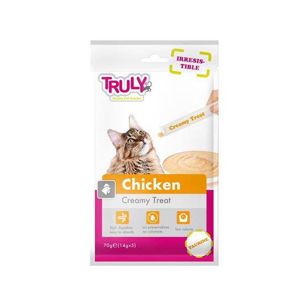 [445-RA-49] Truly Tavuklu Sıvı Kedi Ödülü 6x70 Gr (5 Adet)