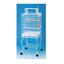 Qh Pet Cage Açılır Çatılı Sehpalı Papağan Kafesi